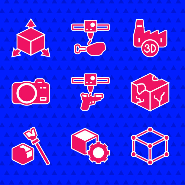 设置3d打印机枪等距立体相机图片下载