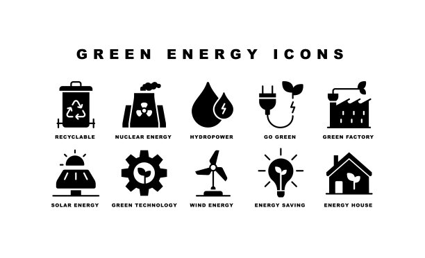 绿色能源，拯救世界，环保汽车，绿色思维图标图片下载