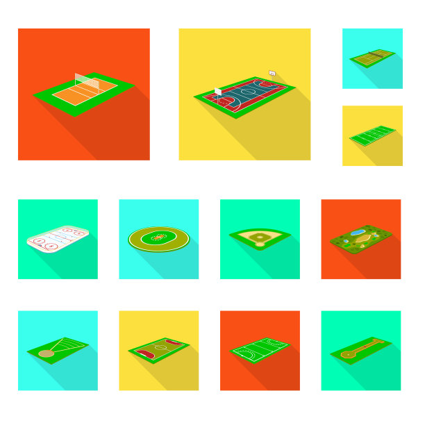 运动场及运动标志图片下载