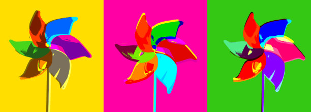 玩具风车或风车图片下载