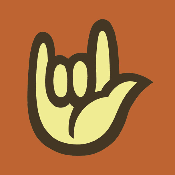 我爱你的手势图片下载