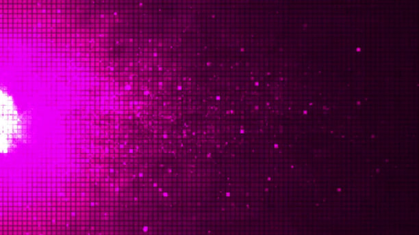 4K抽象背景随机矩形照明闪烁图片下载