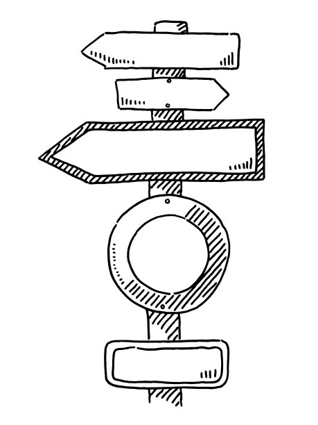 空白交通标志图图片下载