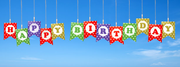 生日快乐横幅图片下载