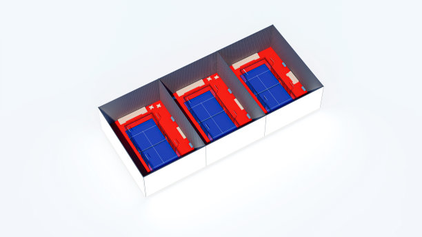 室内模型俱乐部的轴测图渲染图片下载