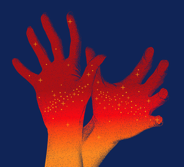 伸手摘星星的手图片下载