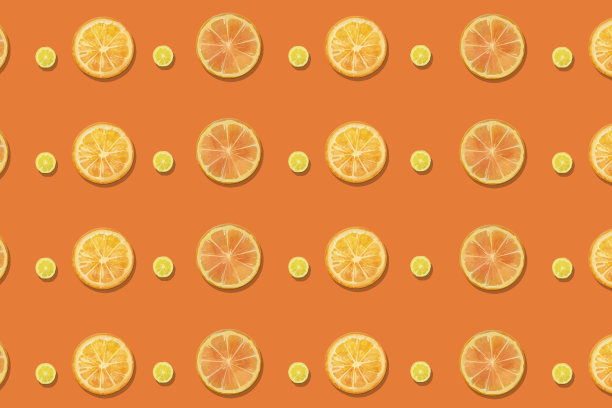 橘片图案图片下载