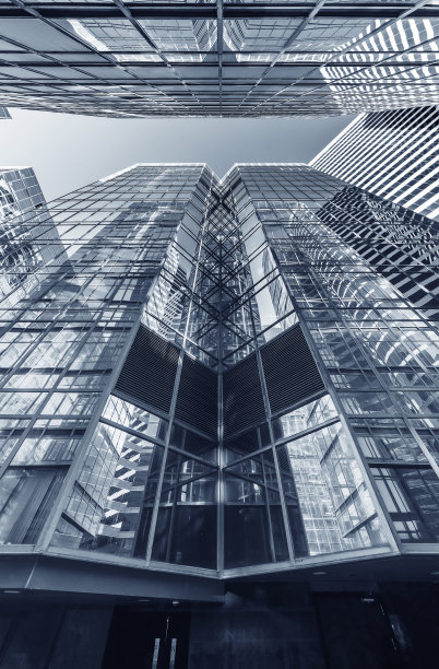 现代建筑的外观。建筑抽象背景图片下载