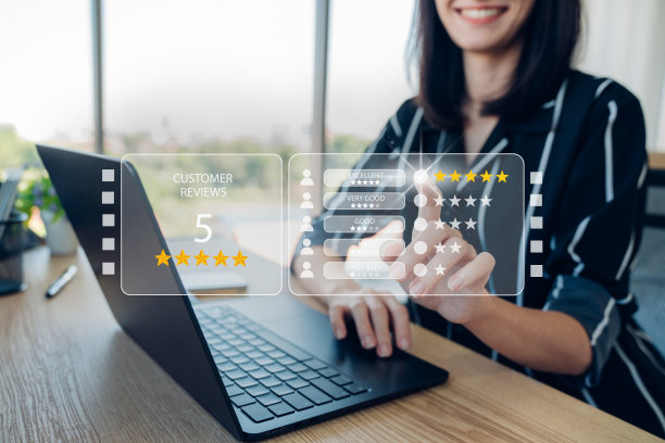 顾客评价满意度反馈调查概念。图片下载