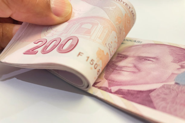 土耳其里拉200钞票。图片下载