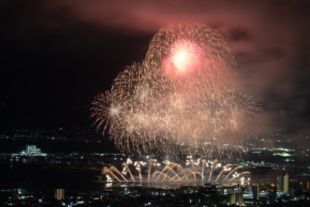 日本的烟火节图片下载