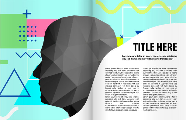 书籍或杂志插图模板图片下载