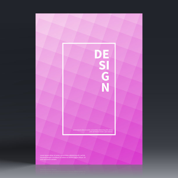 宣传册模板排版，粉色封面设计，商业年报，传单，杂志图片下载