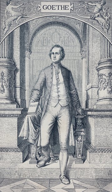 歌德走下楼梯图片下载