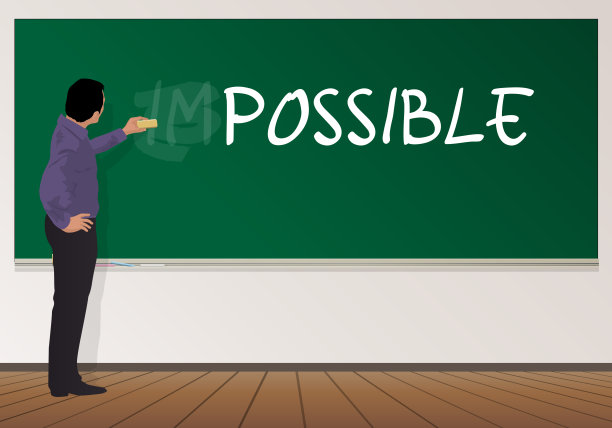老师告诉他的学生没有什么是不可能的。图片下载