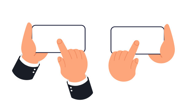 用一个空的智能手机收集手工设计。适合模板图片下载