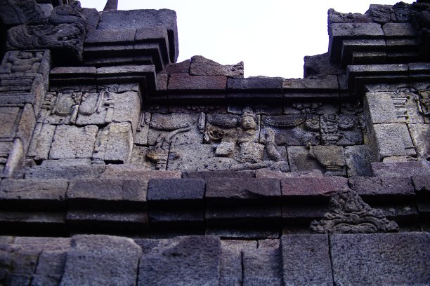 婆罗浮屠寺浮雕的故事图片下载