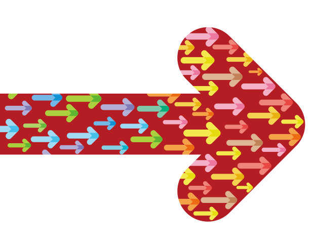 合并箭头信息图图片下载