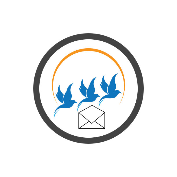 世界邮政日标志与邮筒邮筒图标图片下载