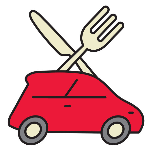 餐厅外卖和外卖食品和饮料细线图标设置，可编辑stroke图片下载