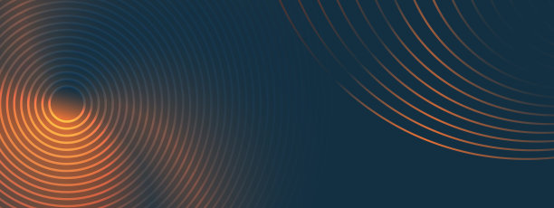 抽象暗背景与橙色梯度几何形状圆线背景。现代未来主义背景。用于登陆页，书籍封面，小册子，传单，杂志，任何品牌，横幅，标题，演示文稿和壁纸背景图片下载