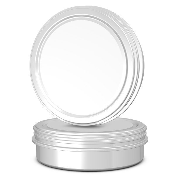 现实的3D胡须膏渲染模型在白色背景上图片下载