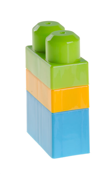 背景上的塑料积木图片下载