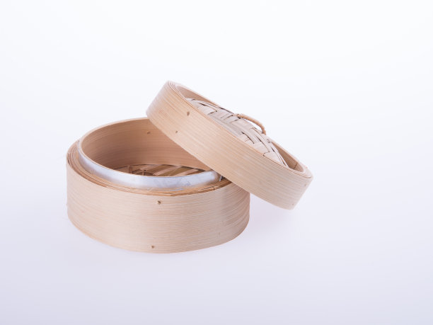 背景为竹制蒸笼或点心蒸笼图片下载