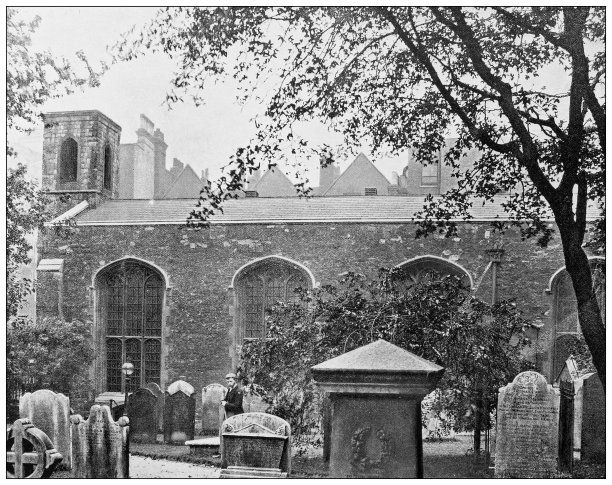 伦敦的古董照片:皇家教堂(萨伏伊)图片下载