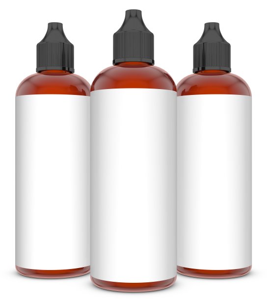 现实的3D瓶渲染模型在白色背景图片下载