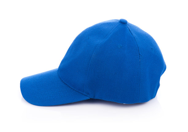 蓝帽子孤立在白色背景上图片下载