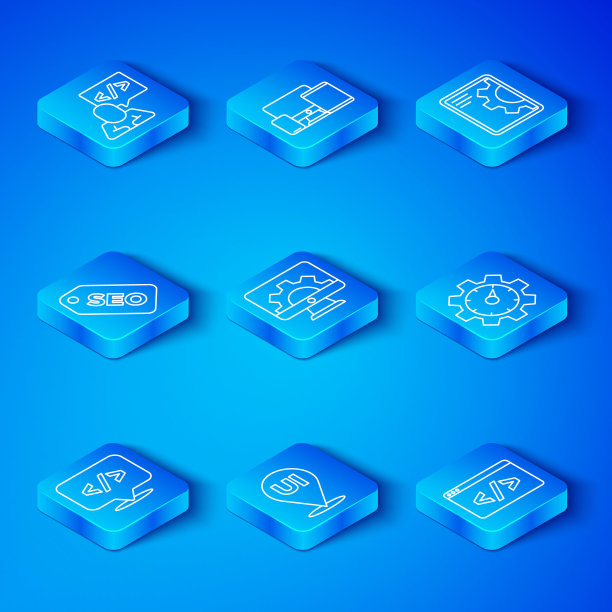 前端开发UI设计SEO优化图标矢量素材图片下载