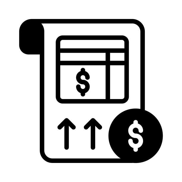 抓住这个美丽的图标在现代风格的资产负债表，溢价矢量图片下载