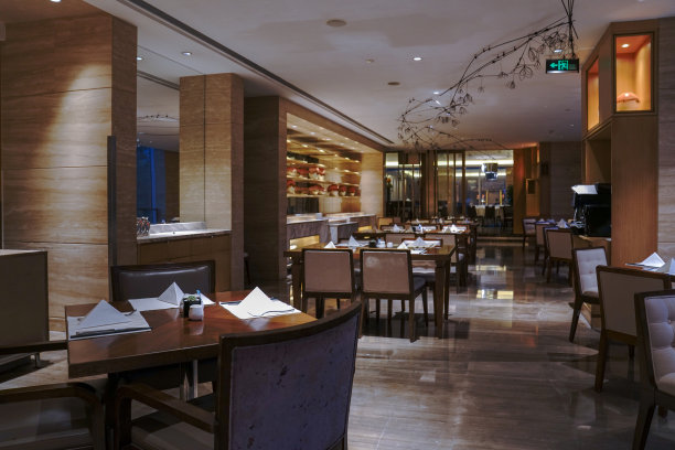 餐厅内部，酒店的一部分图片下载