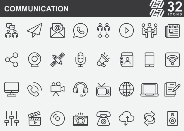 通信线路的图标图片下载