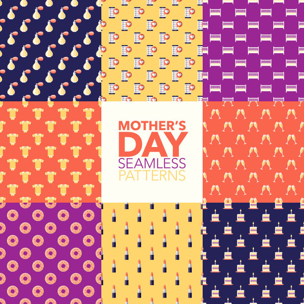 母亲节的模式图片下载