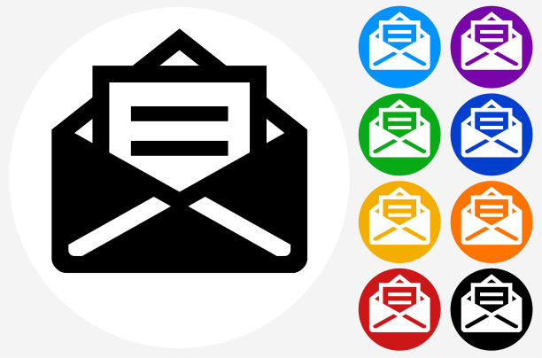 用信封图标打开电子邮件图片下载