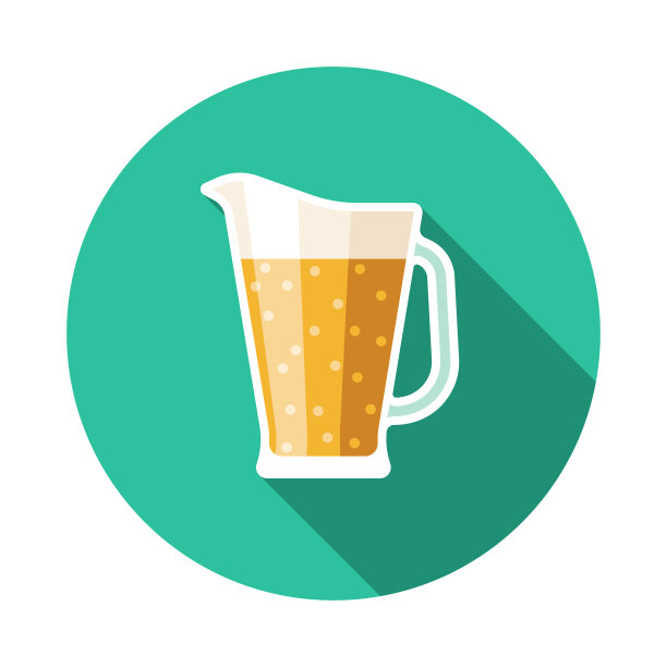 啤罐平面设计图标图片下载