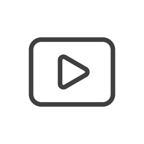 视频播放器线矢量图标在白色背景。可编辑的中风。像素完美。移动和网络。轮廓矢量图形。图片下载