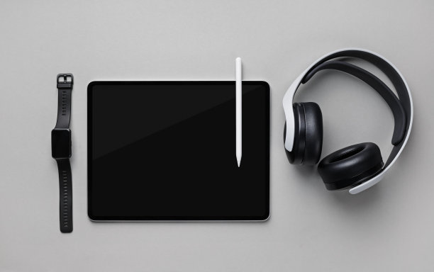 平板电脑，手写笔，耳机，智能手表图片下载