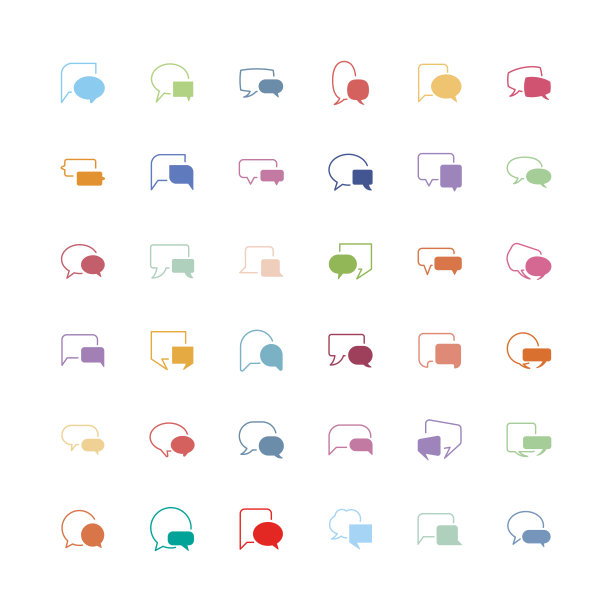 气泡图标图片下载