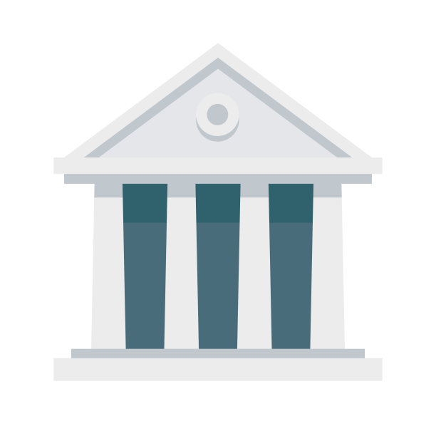 法院图标上透明的背景图片下载