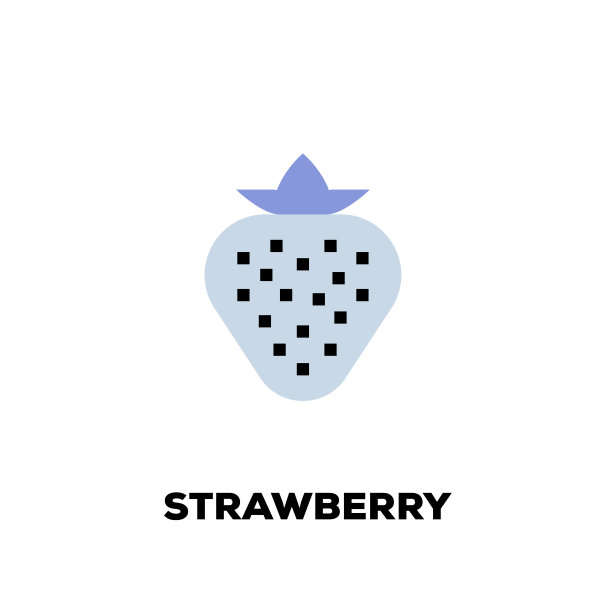 草莓行图标图片下载