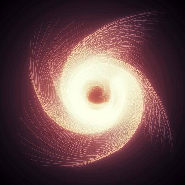 红色漩涡波的抽象背景图片下载