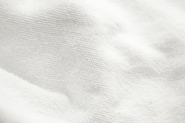 白色棉织物毛巾纹理抽象的背景图片下载