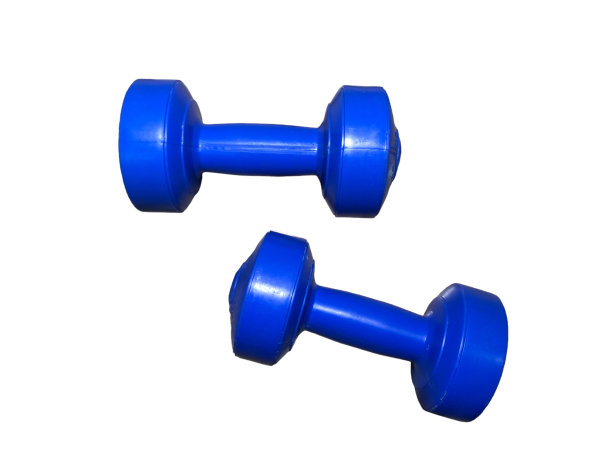 哑铃孤立在白色背景。健身、健康、运动的概念图片下载