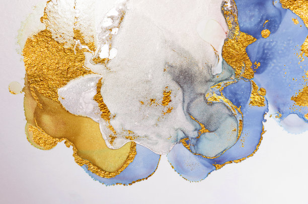 金色的天空。奢侈的艺术。北金-大理石。图片下载