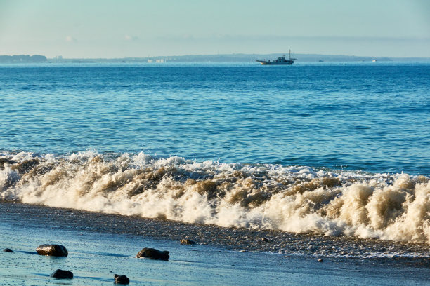 清晨的海景图片下载