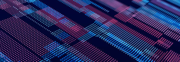 抽象数字背景。大数据流。科学、技术、商业、空间的概念。三维渲染图片下载