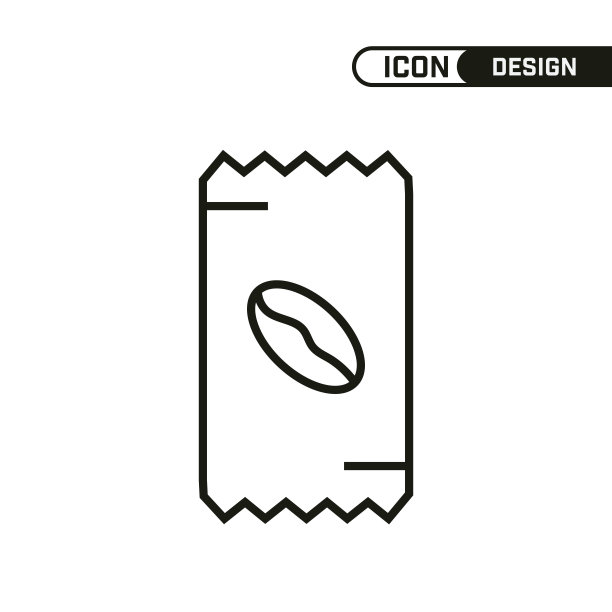 咖啡行图标。单一的图标设计。多用途和编辑细线设计。图片下载